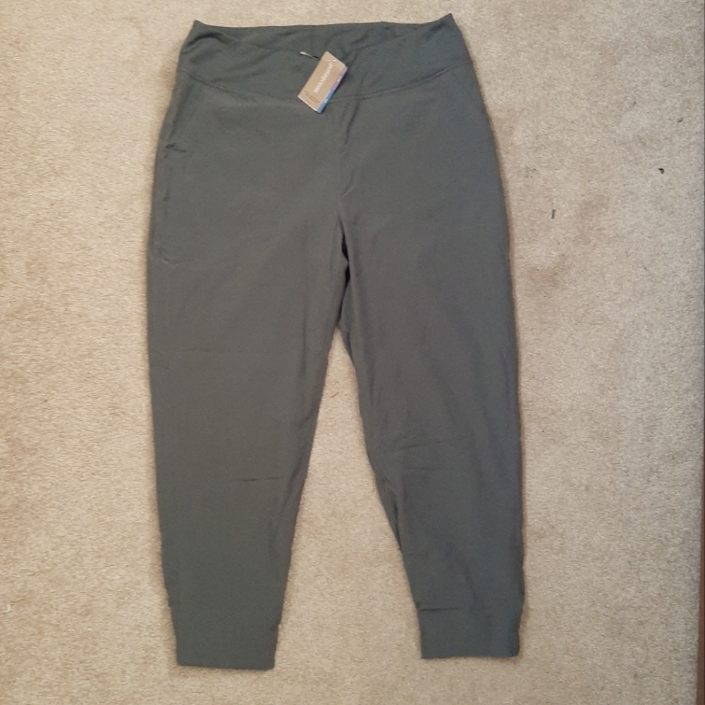 NEW PATAGONIA WOMEN'S HAPPY HIKE LINED STUDIO PANTS L LARGE